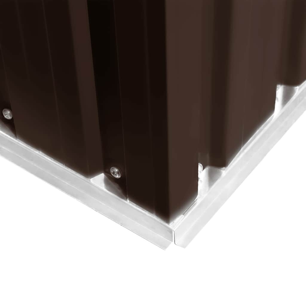 Garden Shed | Brown | Galvanised steel | Large | Garden Shed