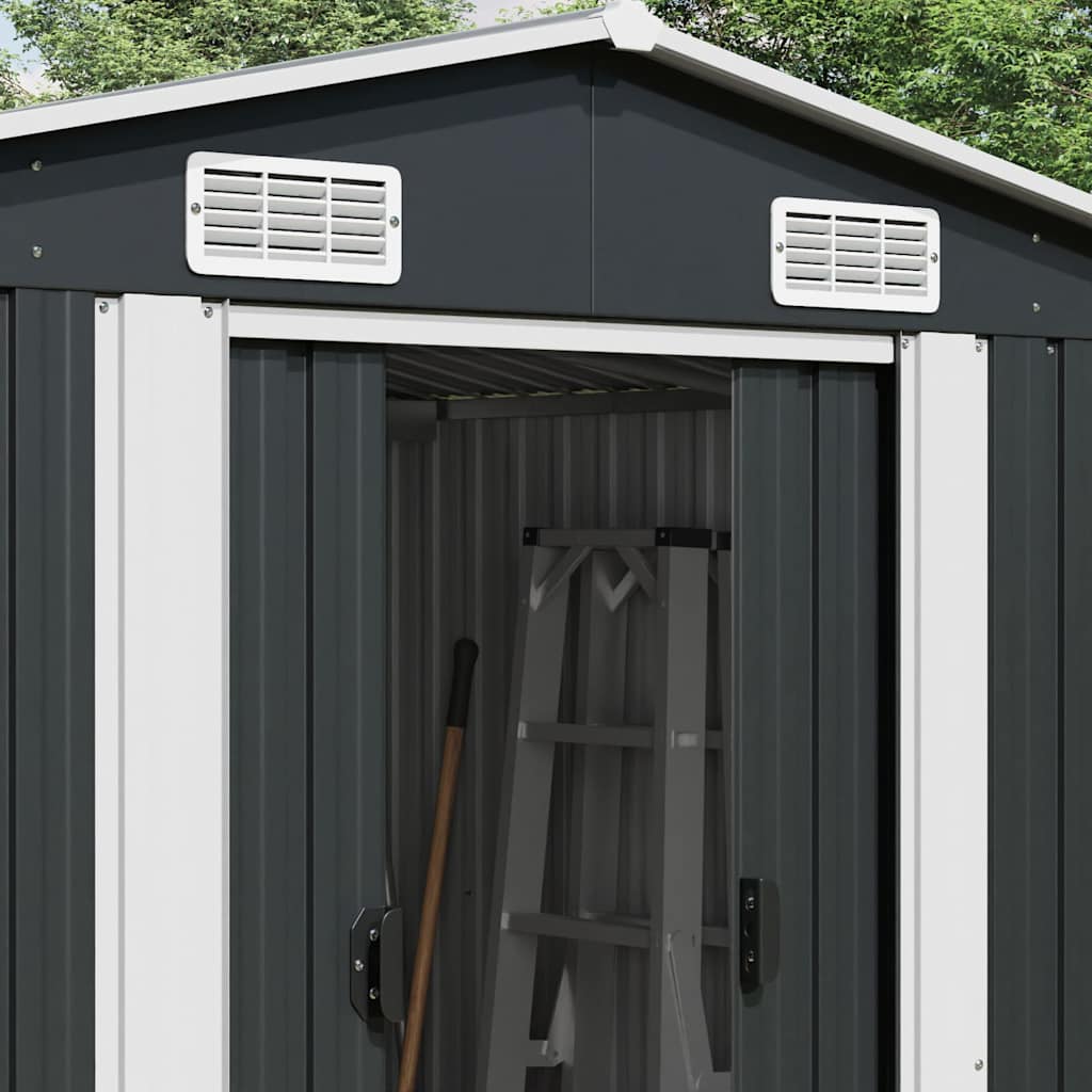 Garden Shed Anthracite 257x779x181 cm Galvanised steel