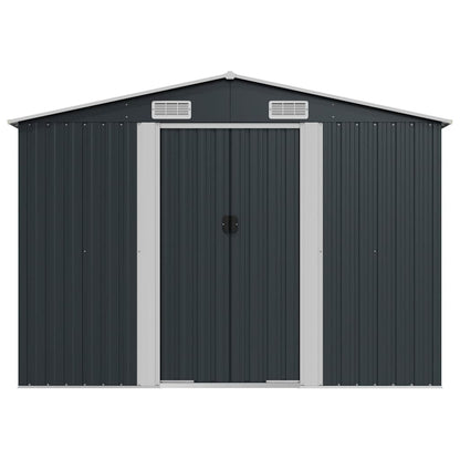 Garden Shed Anthracite 257x779x181 cm Galvanised steel