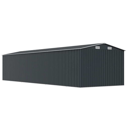 Garden Shed Anthracite 257x779x181 cm Galvanised steel