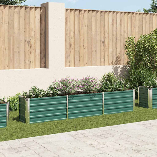 Raised Bed | Green | Galvanised steel | Large | Raised Bed | Rectangular