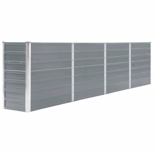 Raised Garden Bed | Grey | Galvanised steel | Large | Durable