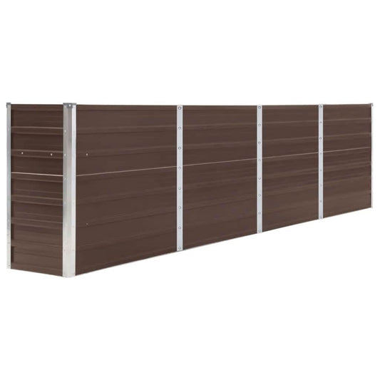 Raised Garden Bed | Brown | Galvanised steel | Large | Durable