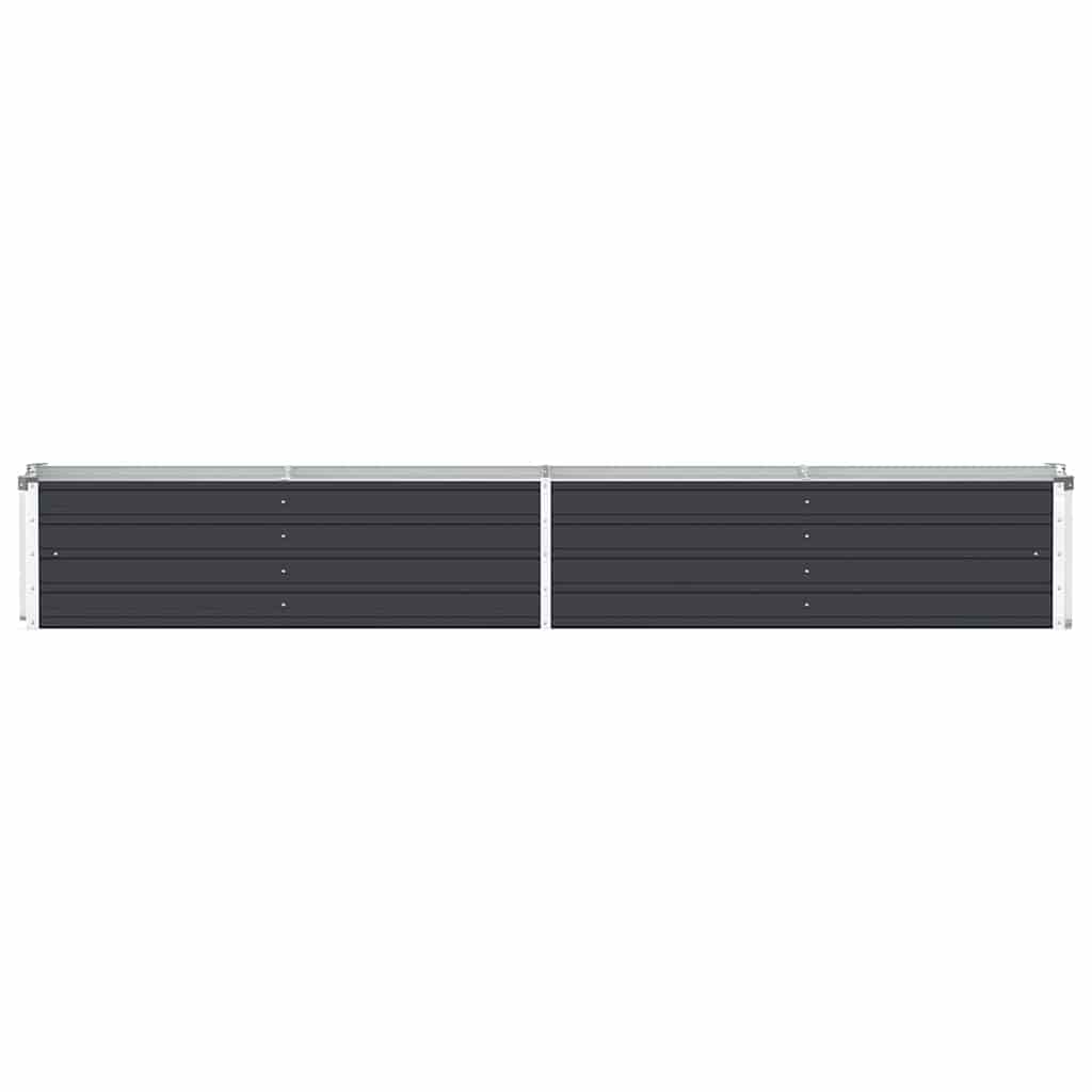 47055 vidaXL Garden Raised Bed Galvanised Steel 320x40x45 cm Anthracite