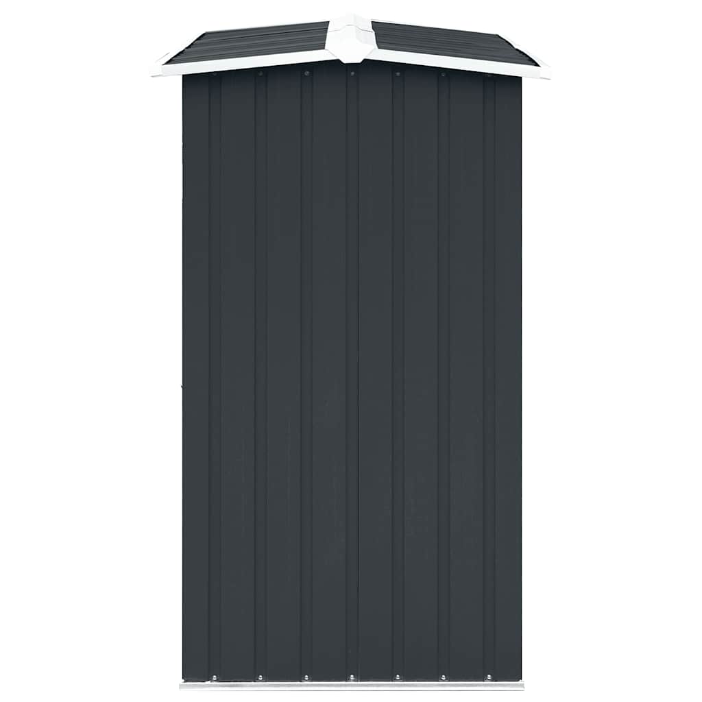 Log Storage Shed Galvanised Steel 172x91x154 cm Anthracite
