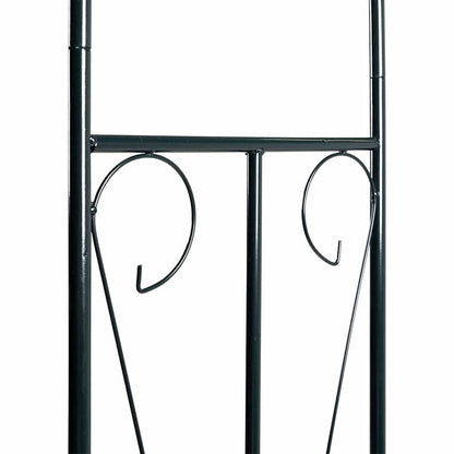 Garden Arch Dark Green 142x37x275 cm Iron