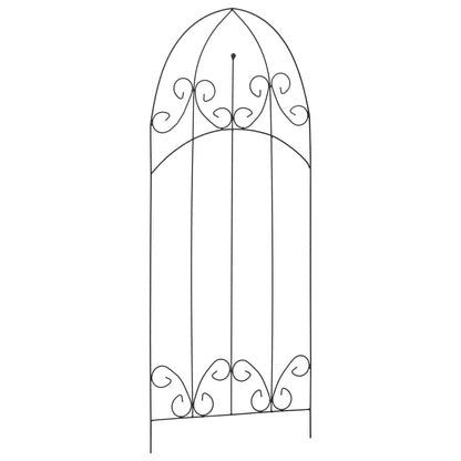 Plant Climbing Racks 3 pcs Black 40x100 cm Iron