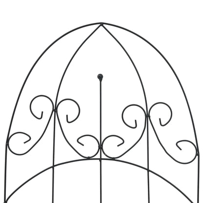 Plant Climbing Racks 3 pcs Black 40x100 cm Iron