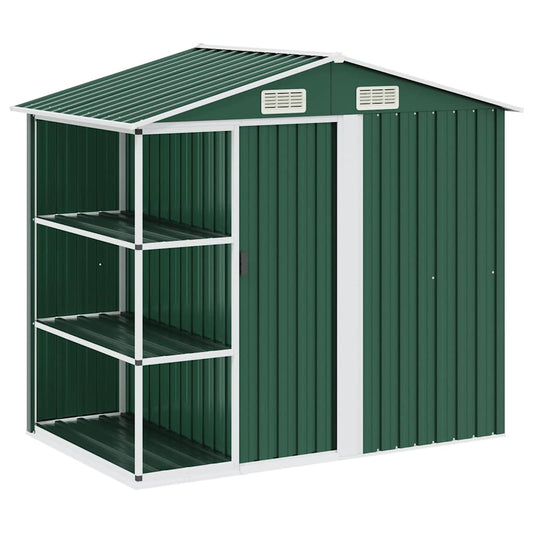 Garden Shed | Green | Galvanised iron, plastic | 205x130x183 cm
