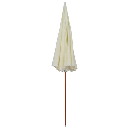 Garden Parasol with Steel Pole 300 cm Sand
