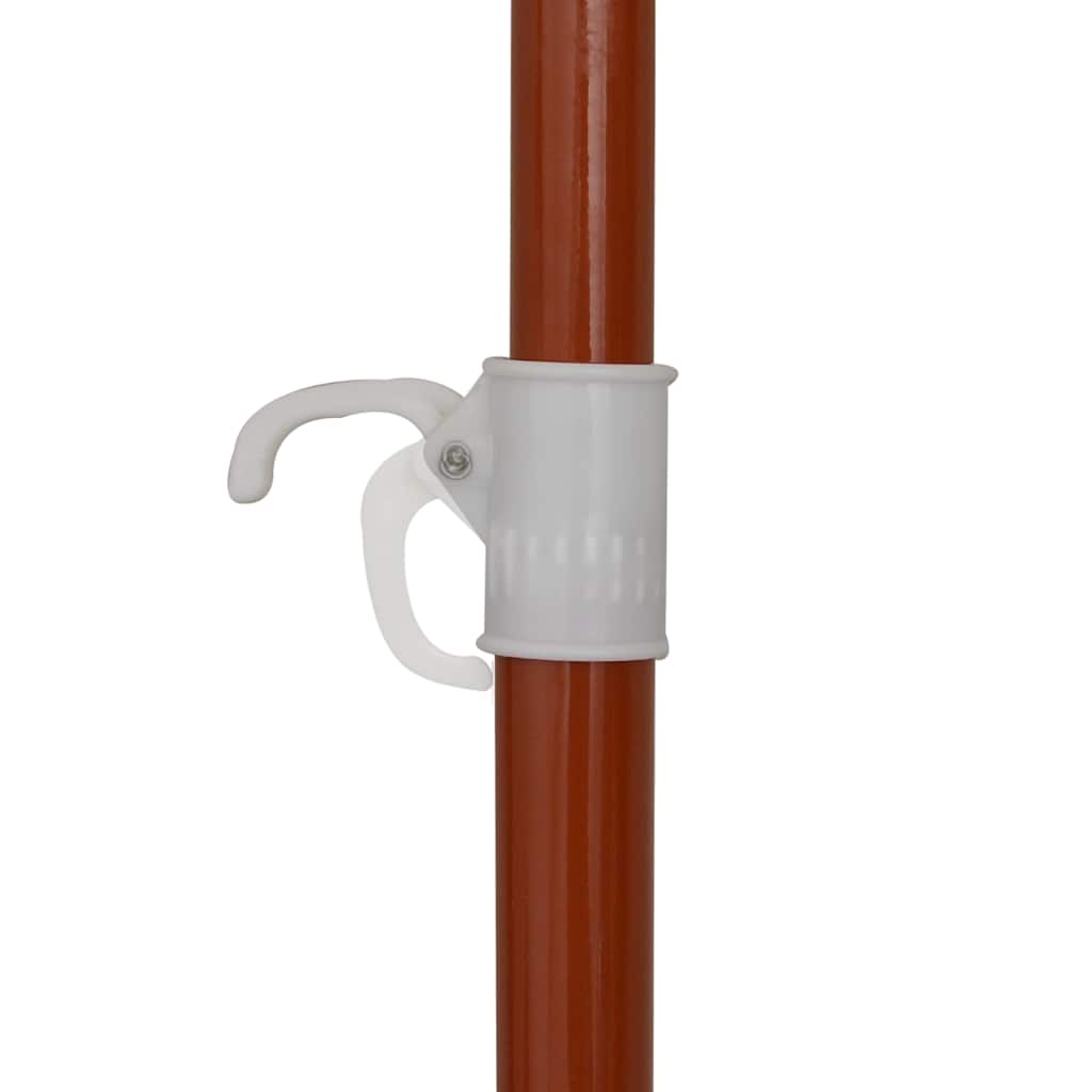 Garden Parasol with Steel Pole 300 cm Taupe
