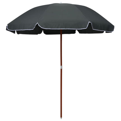 Garden Parasol | Anthracite | Polyester, Steel | Large