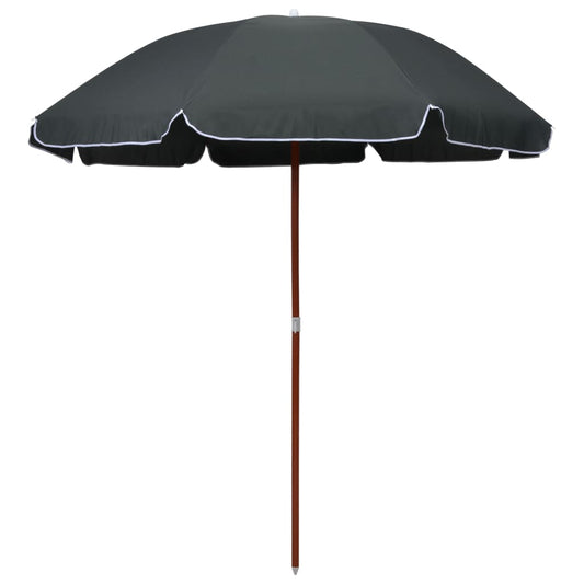 Garden Parasol | Anthracite | Polyester, Steel | Large
