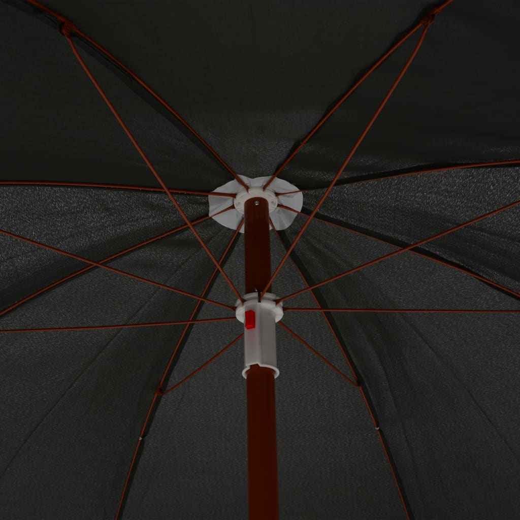 Garden Parasol | Anthracite | Polyester, Steel | Large