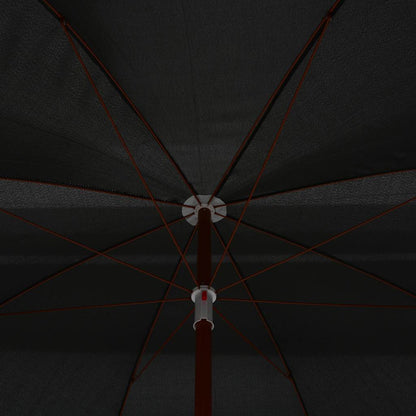 Garden Parasol with Steel Pole 300 cm Anthracite