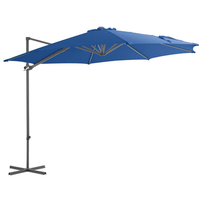 Cantilever Garden Parasol | Azure blue | Fabric | Large | Tiltable