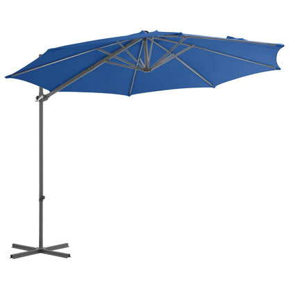 Cantilever Garden Parasol | Azure blue | Fabric | Large | Tiltable