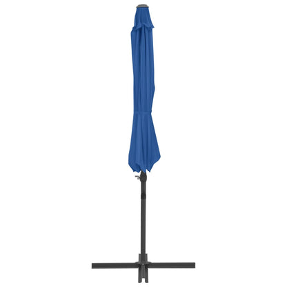 Cantilever Garden Parasol | Azure blue | Fabric | Large | Tiltable
