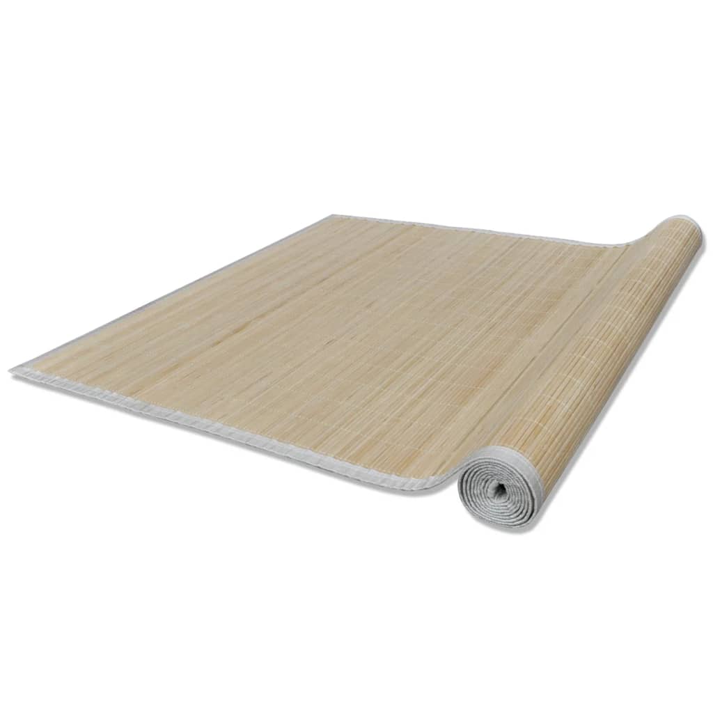 Rectangular Natural Bamboo Rugs 2 pcs 120x180 cm