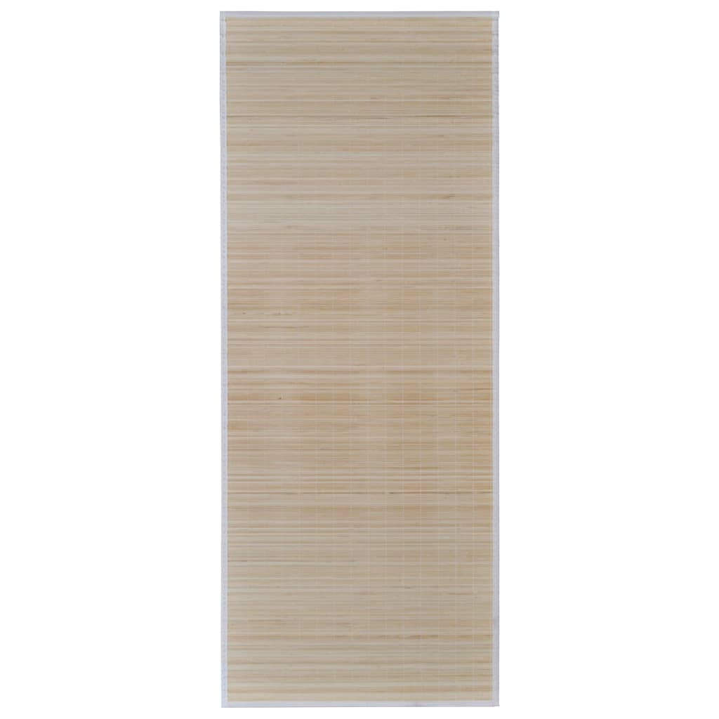 Rectangular Natural Bamboo Rugs 4 pcs 120x180 cm