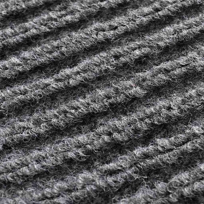 PVC Door Mats 4 pcs Grey 90x60 cm