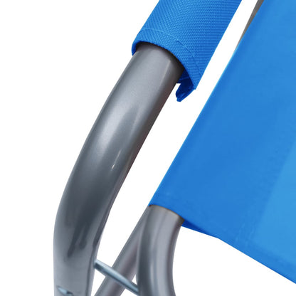 Director's Chair | Set of 2 | Steel blue | Steel, 100% polyester | Medium