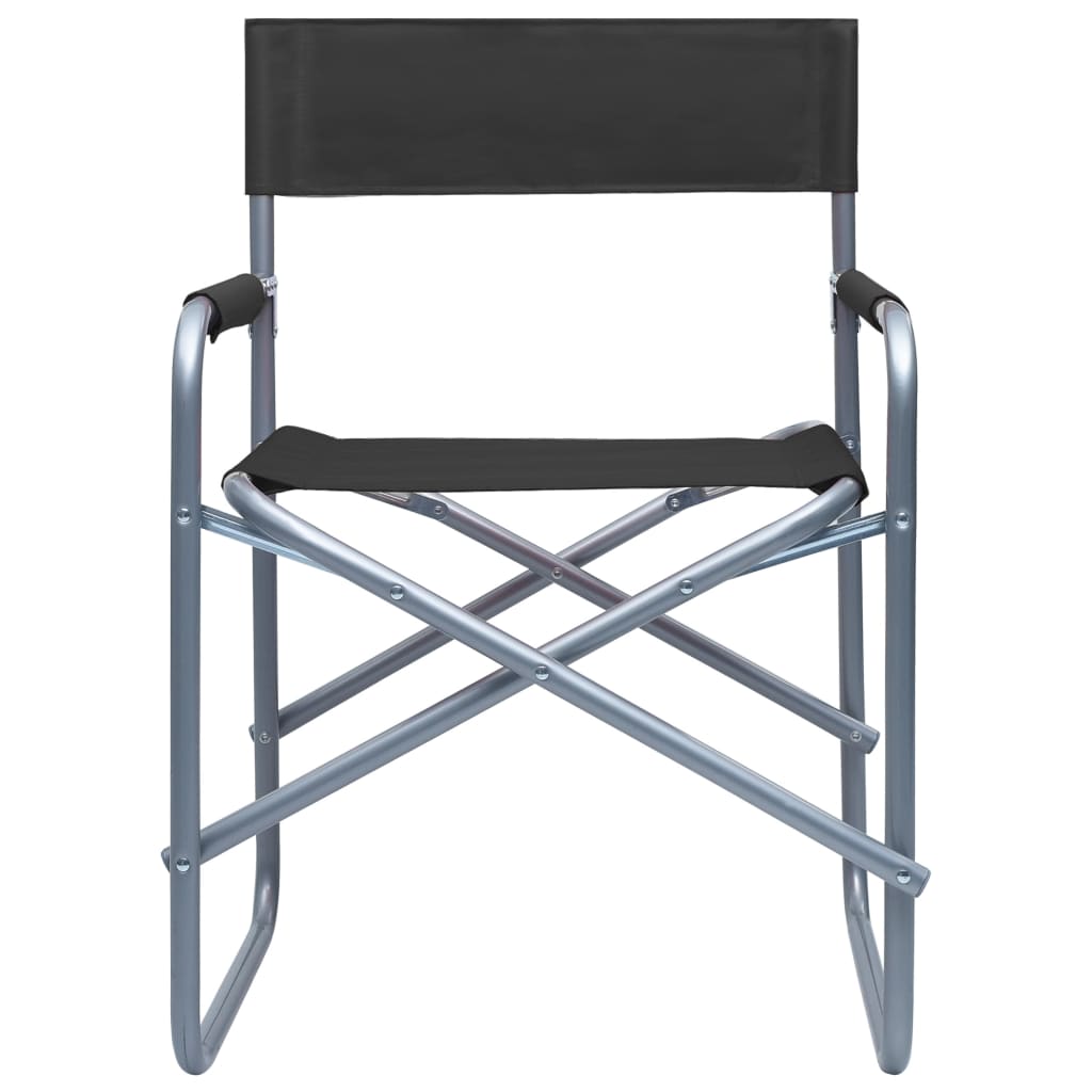 Director's Chair | Set of 2 | Black | Steel, Polyester | Standard