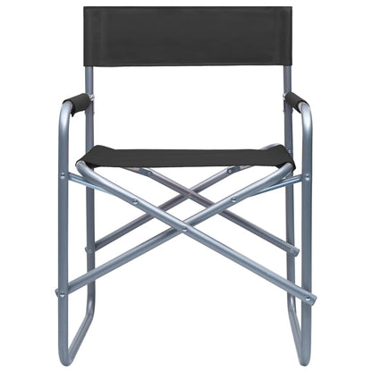 Director's Chair | Set of 2 | Black | Steel, Polyester | Standard