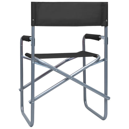 Director's Chair | Set of 2 | Black | Steel, Polyester | Standard