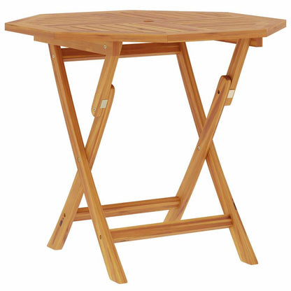 47418 vidaXL Folding Garden Table 85x85x76 cm Solid Teak Wood