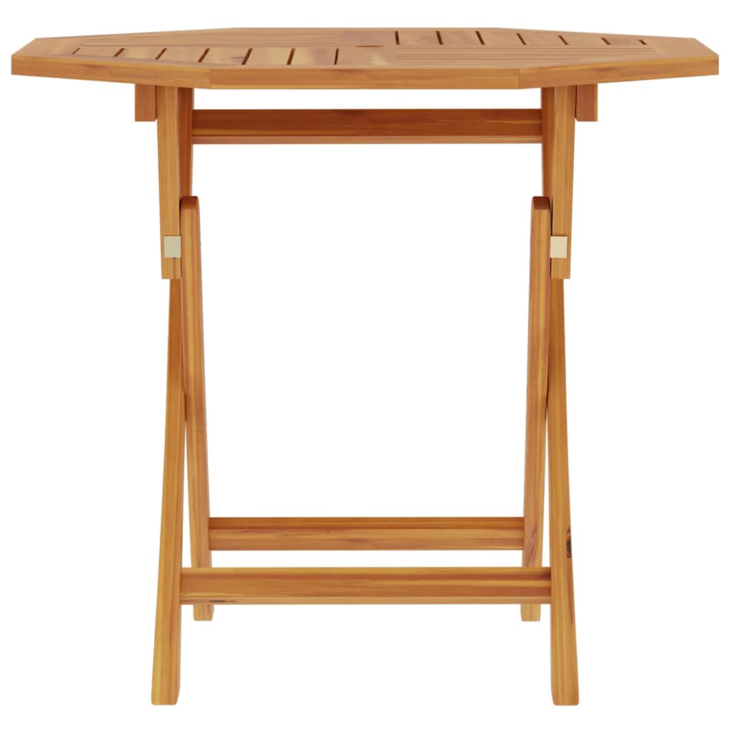 47418 vidaXL Folding Garden Table 85x85x76 cm Solid Teak Wood