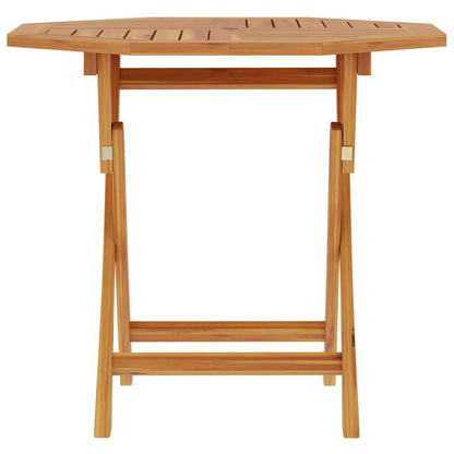 47418 vidaXL Folding Garden Table 85x85x76 cm Solid Teak Wood