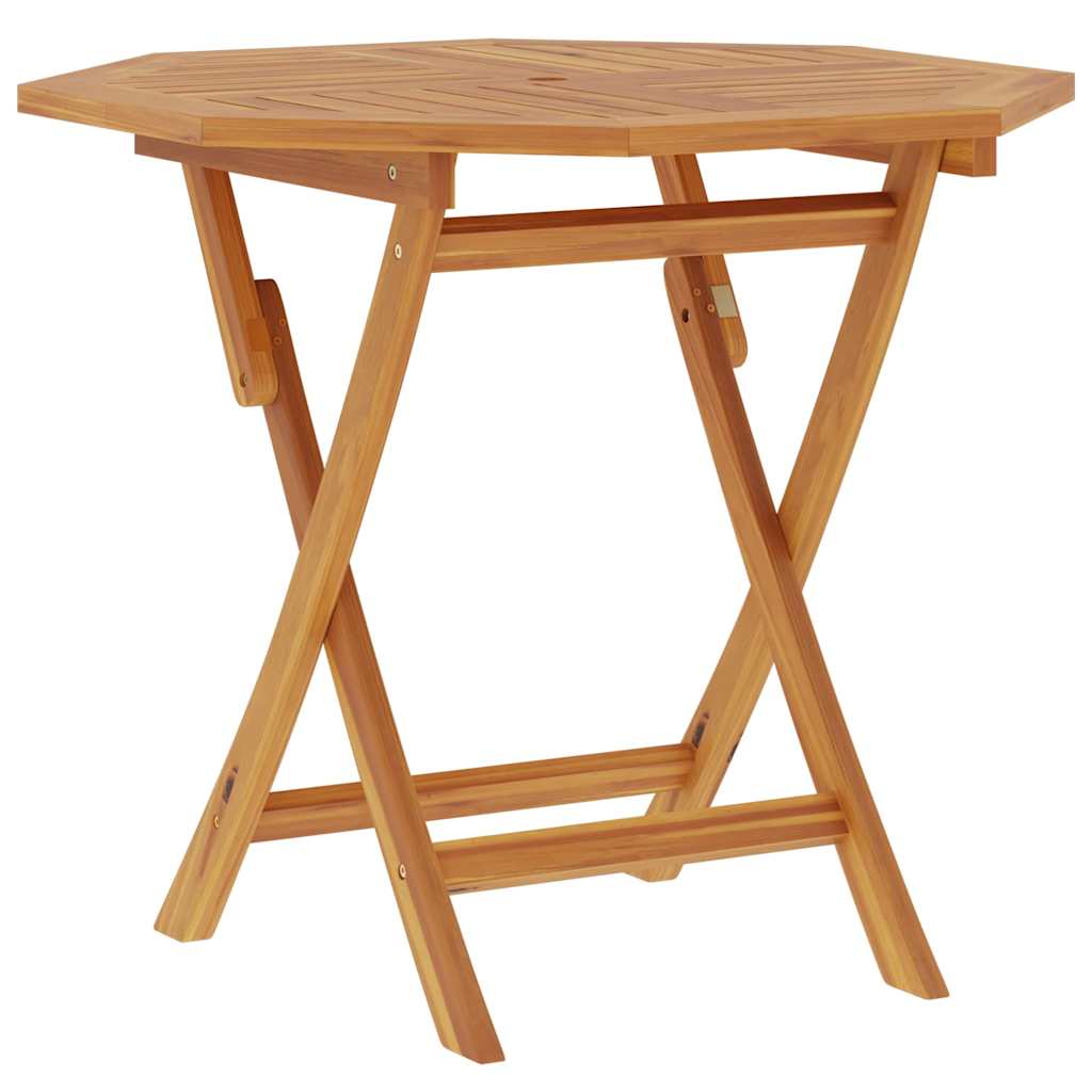 47418 vidaXL Folding Garden Table 85x85x76 cm Solid Teak Wood