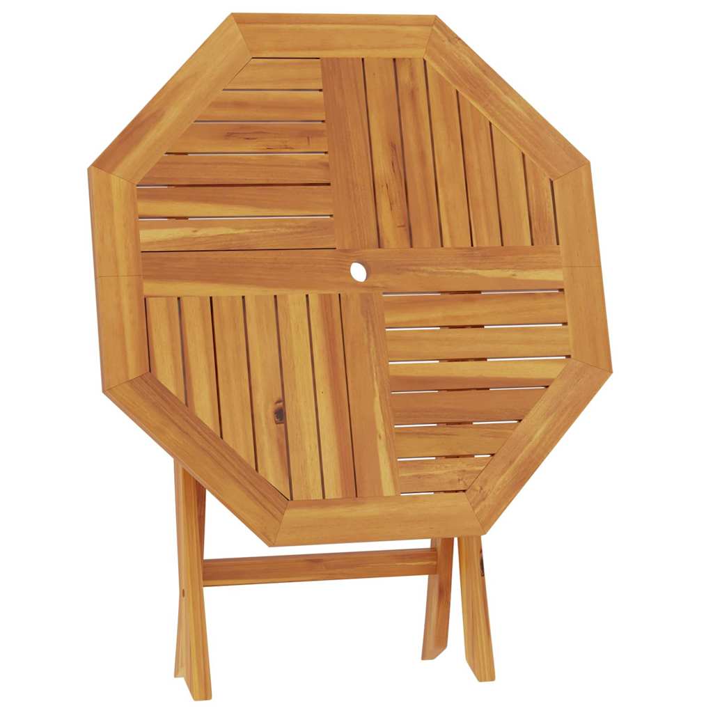 47418 vidaXL Folding Garden Table 85x85x76 cm Solid Teak Wood