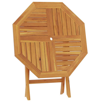 47418 vidaXL Folding Garden Table 85x85x76 cm Solid Teak Wood