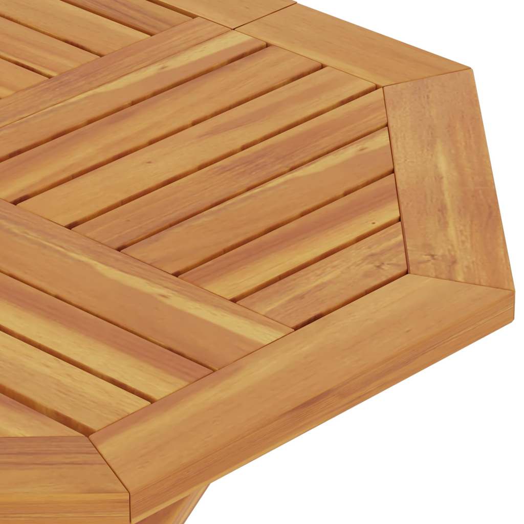 47418 vidaXL Folding Garden Table 85x85x76 cm Solid Teak Wood