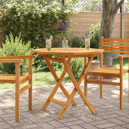 47418 vidaXL Folding Garden Table 85x85x76 cm Solid Teak Wood