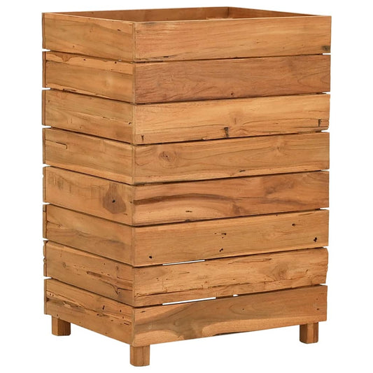 Raised Bed | Natural Teak | Recycled teak wood, steel | Medium