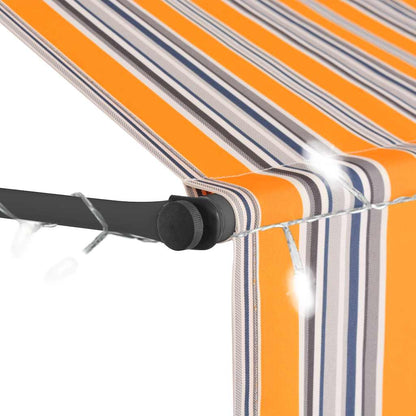 Retractable Awning | Yellow and Blue
