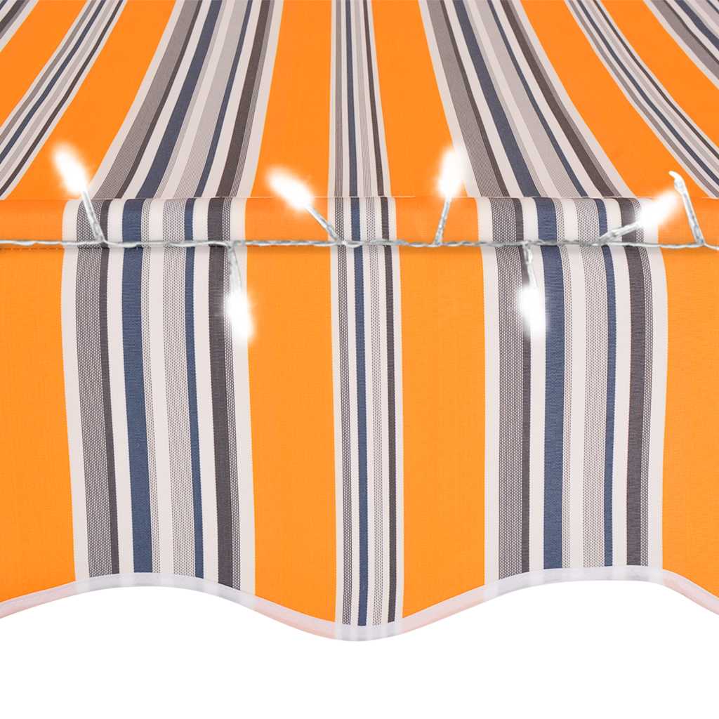 Retractable Awning | Yellow and Blue
