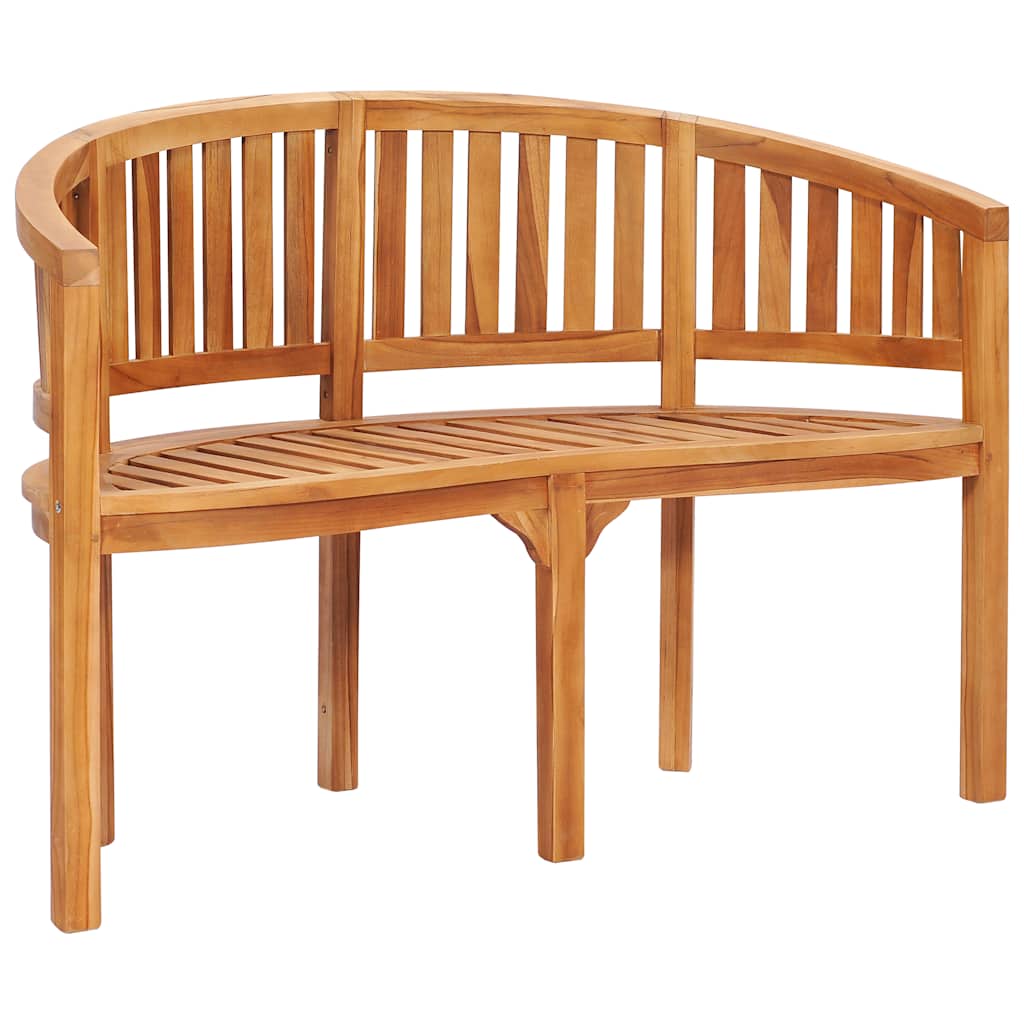 Garden Bench | Natural Teak | Strong Teak Wood | 120 cm long | Durable
