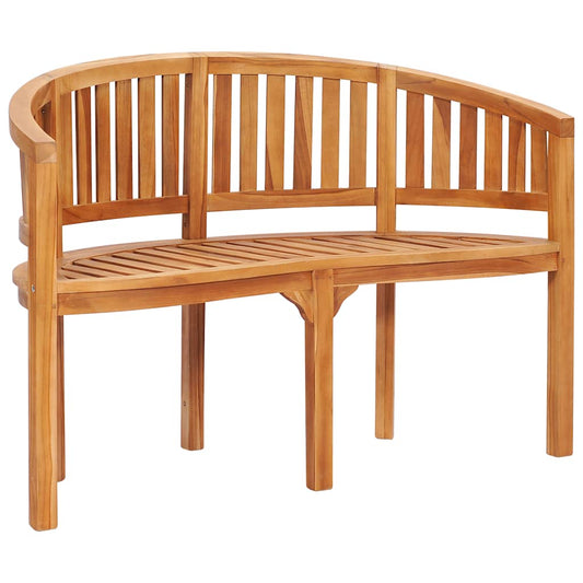 Garden Bench | Natural Teak | Strong Teak Wood | 120 cm long | Durable
