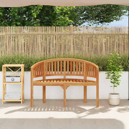 Garden Bench | Natural Teak | Strong Teak Wood | 120 cm long | Durable