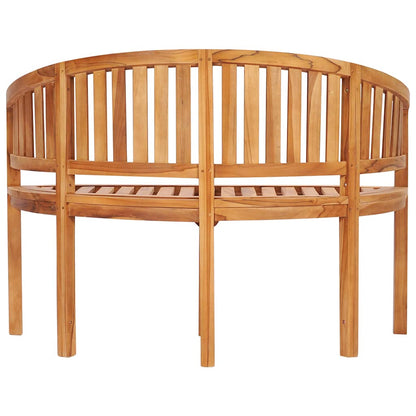 Garden Bench | Natural Teak | Strong Teak Wood | 120 cm long | Durable