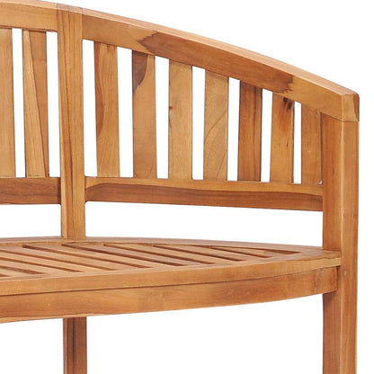Garden Bench | Natural Teak | Strong Teak Wood | 120 cm long | Durable