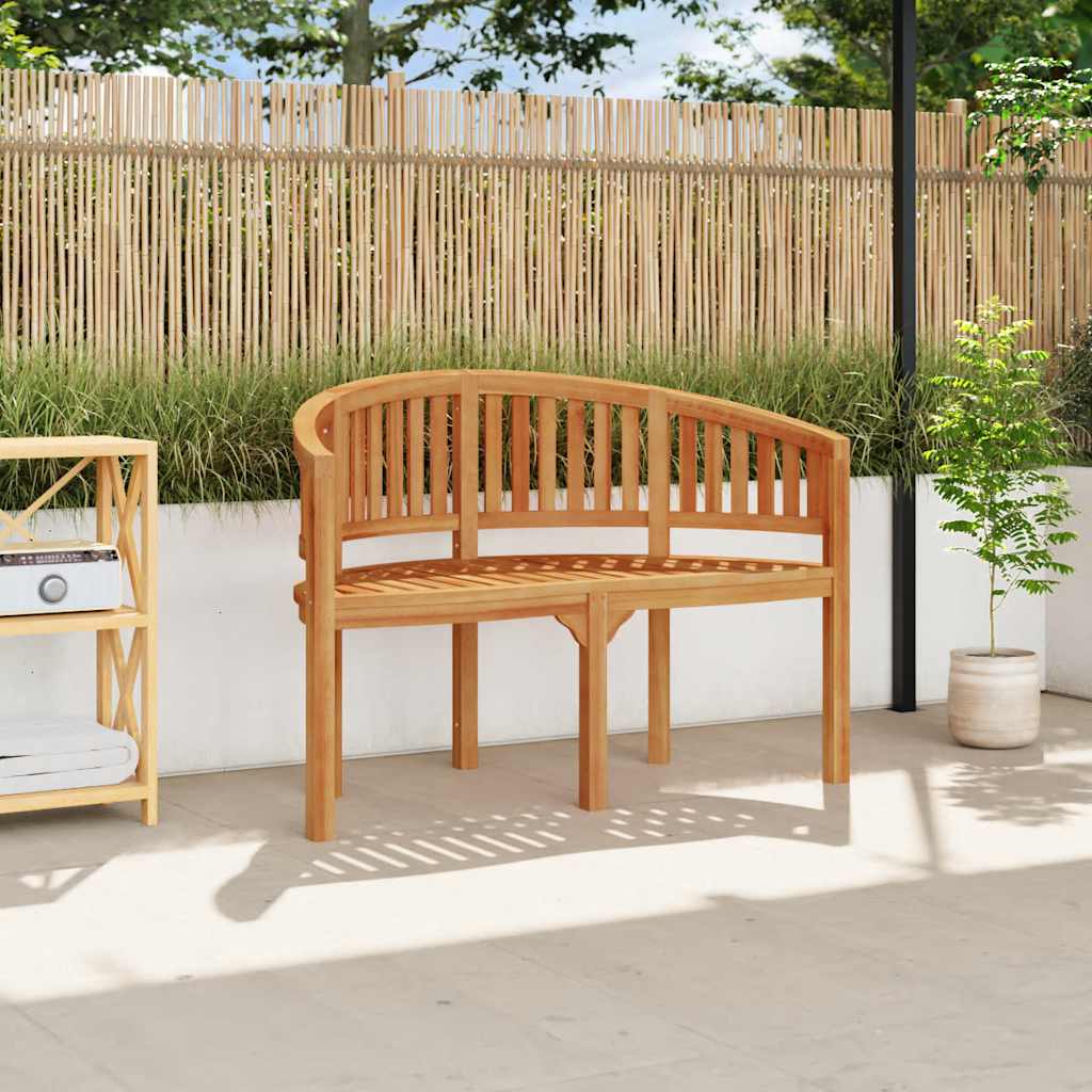 Garden Bench | Natural Teak | Strong Teak Wood | 120 cm long | Durable