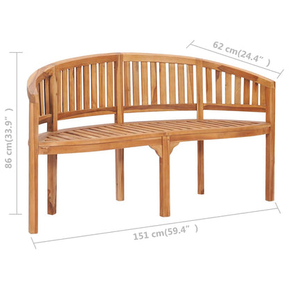 Garden Bench | Teak | Teak wood | 151 cm wide | Hardwood | Garden Bench