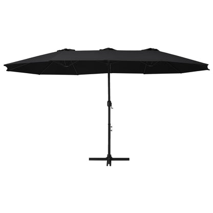 Parasol | Black | Polyester fabric, Aluminium pole and ribs | Extra Large