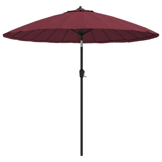 Garden Parasol with Aluminium Pole 270 cm Bordeaux Red