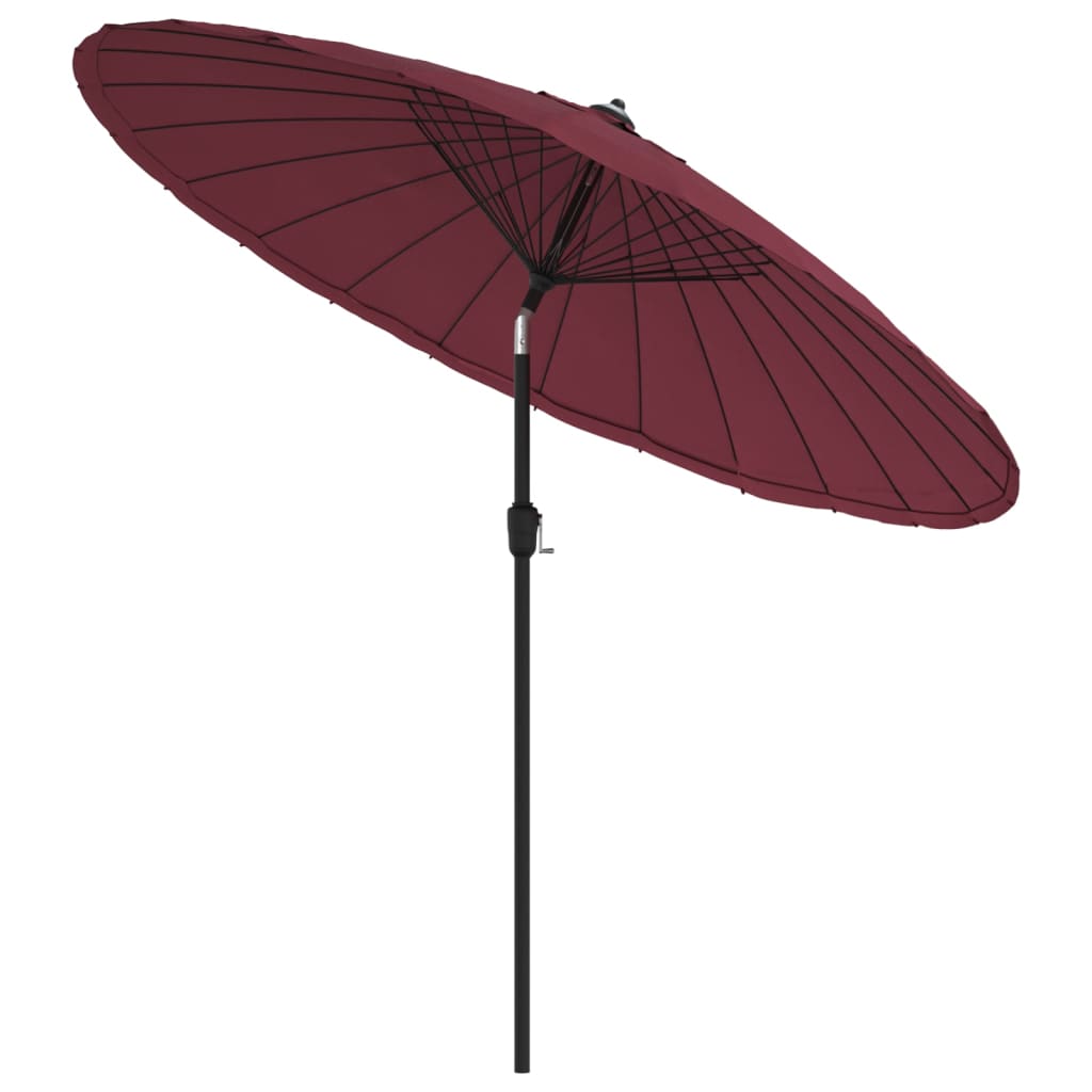 Garden Parasol with Aluminium Pole 270 cm Bordeaux Red